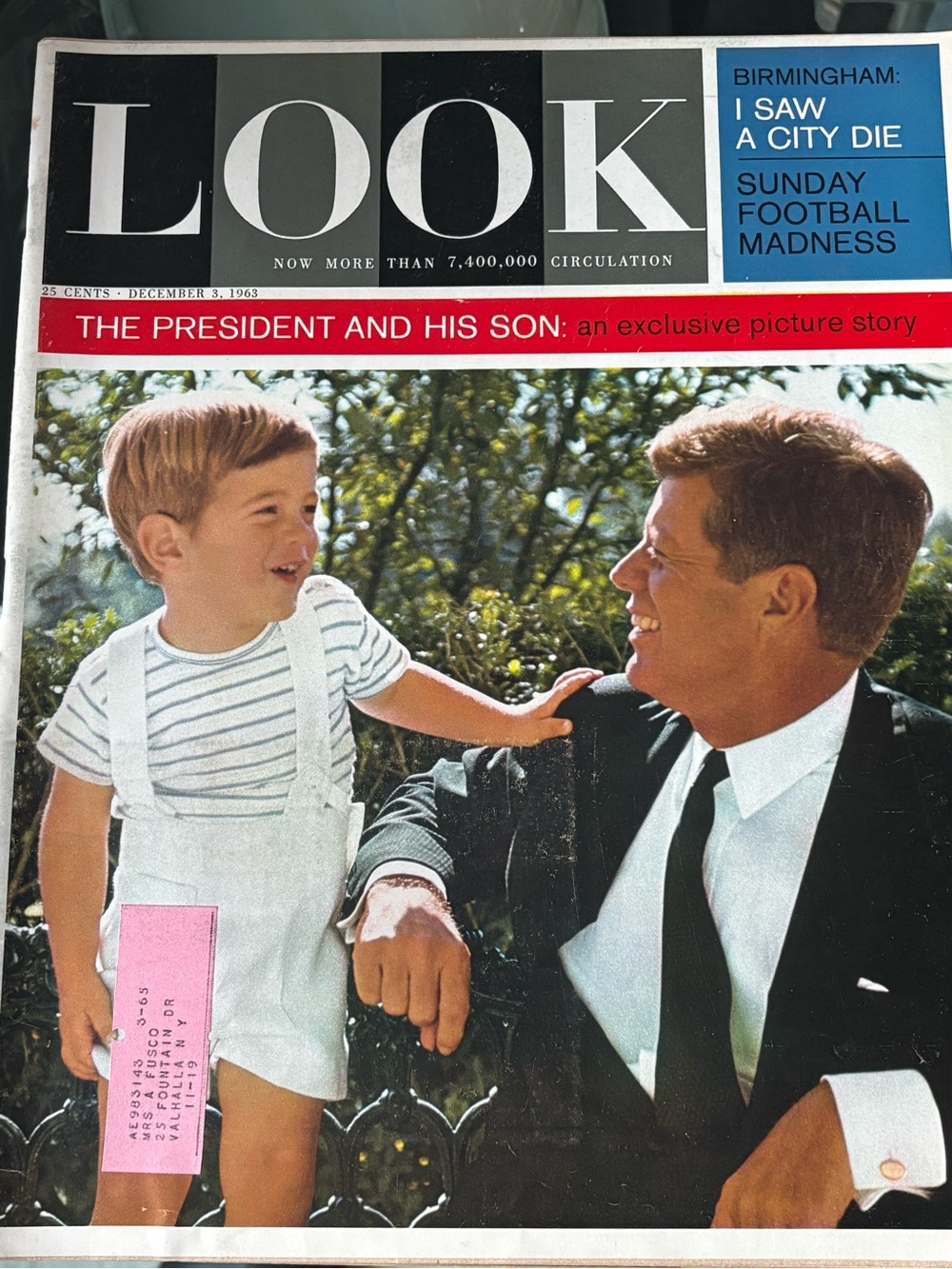 LOOK Magazine - "The President and His Son"